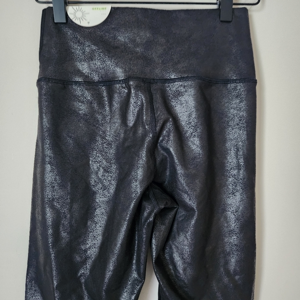 NWT OFFLINE by aerie | The Hugger High Waist Crossover Crackle Legging - Size M - Picture 6 of 11